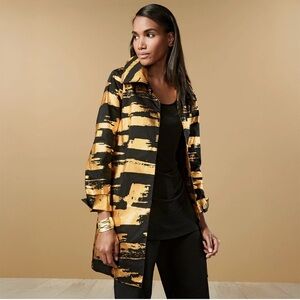 NWOT Berek Golden Glow Twill Statement Jacket